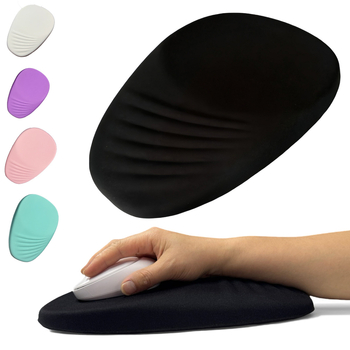Ergonomikus egérpad Lépcsős ék alakú csuklótámasz Memóriahabos csuklótámasz Vastagított egérpad