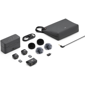 Dji Mic Mini juhtmevaba mikrofon Üks-kahele juhtmevaba reväärmikrofon Otseintervjuu Vlog