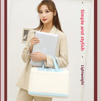 Чанта за лаптоп през рамо, усъвършенствана преносима куфарче за жени 13-15.6\