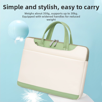 Чанта за лаптоп през рамо, усъвършенствана преносима куфарче за жени 13-15.6\