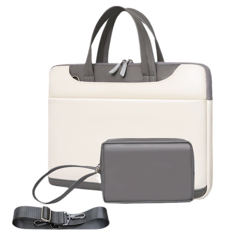 Notebook válltáska, fejlett hordozható aktatáska, női, 13-15,6 hüvelykes táblagép táska