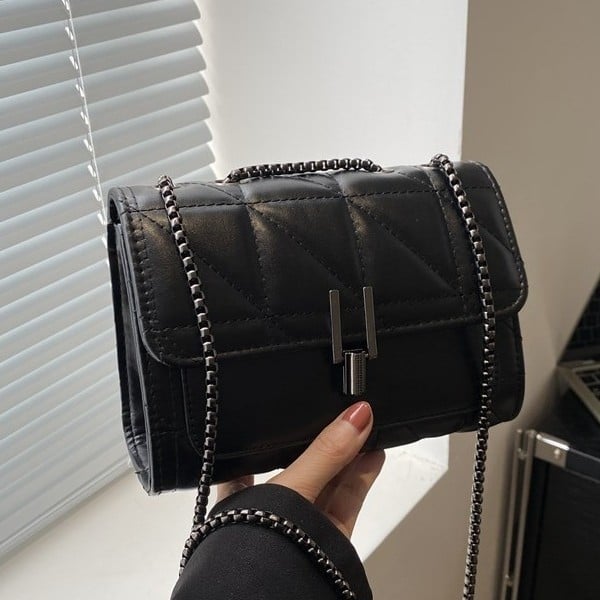 Geantă de umăr cu model rombic de înaltă calitate pentru femei, geantă crossbody cu model mic și pătrat, model nou, model Chanel, 2024