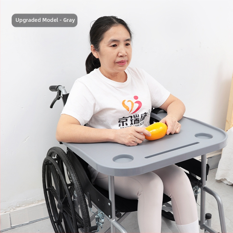 Kerekesszékes étkezőasztal, univerzális WC-szék, étkezőasztal, kerekesszék-kiegészítők, mozgáskorlátozottaknak szánt étkezőasztal, megnövelt vastagítás, ingyenes beszerelés