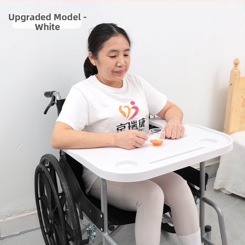 Kerekesszékes étkezőasztal, univerzális WC-szék, étkezőasztal, kerekesszék-kiegészítők, mozgáskorlátozottaknak szánt étkezőasztal, megnövelt vastagítás, ingyenes beszerelés