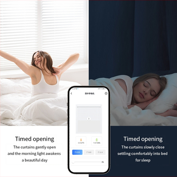 Tuya Bluetooth viedais velkamā virves aizkara motors, automātiska tālvadības pults, Wifi elektriskais rullo aizkara velkamā virves motors