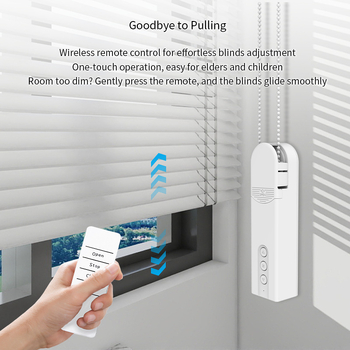 Tuya Bluetooth viedais velkamā virves aizkara motors, automātiska tālvadības pults, Wifi elektriskais rullo aizkara velkamā virves motors