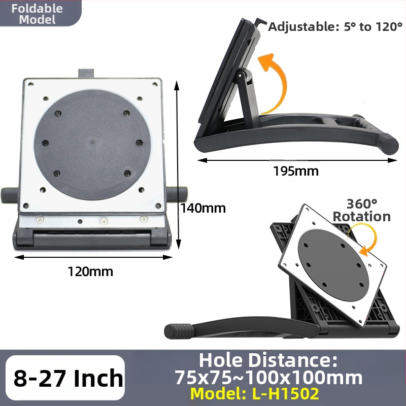 Pööratav reguleeritav arvutimonitori alus 8–27-tolline tugiraam reguleeritav ja pöörlev