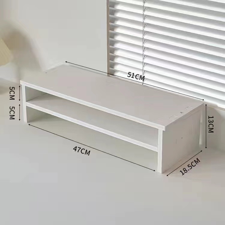 Számítógép-emelvény kollégiumi laptop monitor asztali tárolóállvány irodai íróasztal fa szervező ins