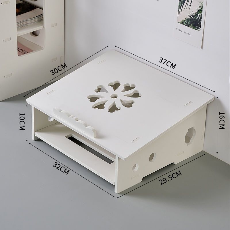 Számítógép-emelvény kollégiumi laptop monitor asztali tárolóállvány irodai íróasztal fa szervező ins