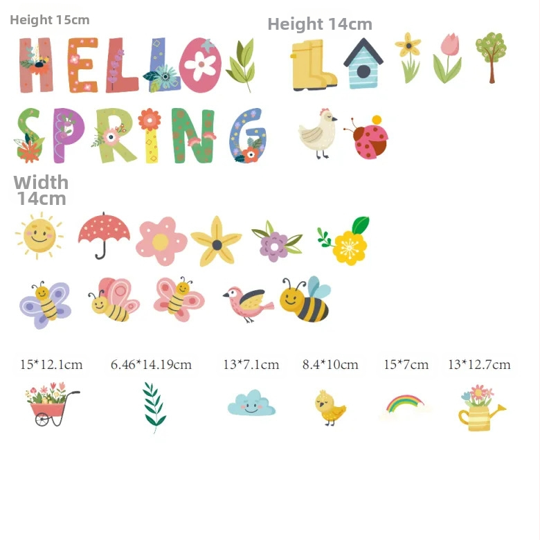 Kevad tere kevad paberist väljalõige kevad tuleb kevadpeo teema aknasein käsitsi paberist välja lõigatud kaunistus