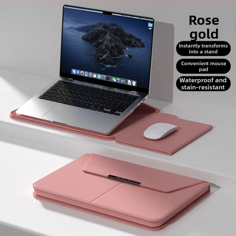 Daugiafunkcis vidinis nešiojamojo kompiuterio krepšys 14 colių su stovo apsauginiu dangteliu 15,3 m²/3 užtrauktuku, kompiuterio laikymo krepšys, sandėlyje