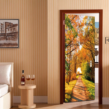 Forró tenger Lakástextil Új Kereskedelmi Új Termék Szimuláció Kreatív Matrica Ajtómatrica Öntapadós Dekoratív Matrica Hálószoba Nappali Ajtómatrica Falmatrica