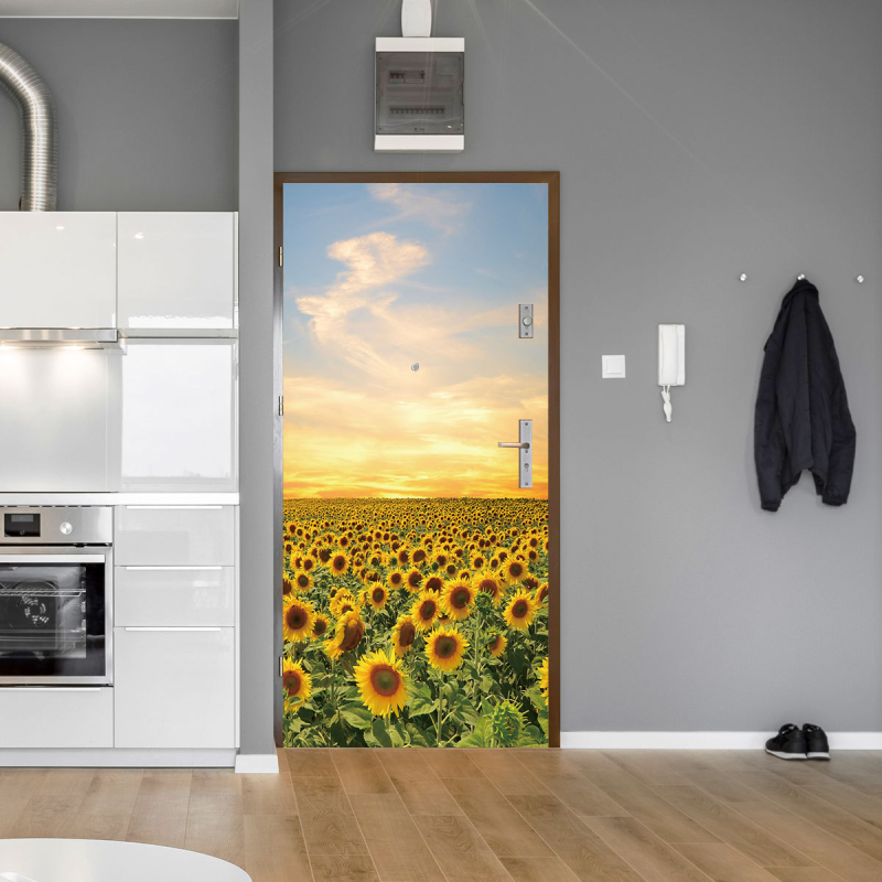 Forró tenger Lakástextil Új Kereskedelmi Új Termék Szimuláció Kreatív Matrica Ajtómatrica Öntapadós Dekoratív Matrica Hálószoba Nappali Ajtómatrica Falmatrica