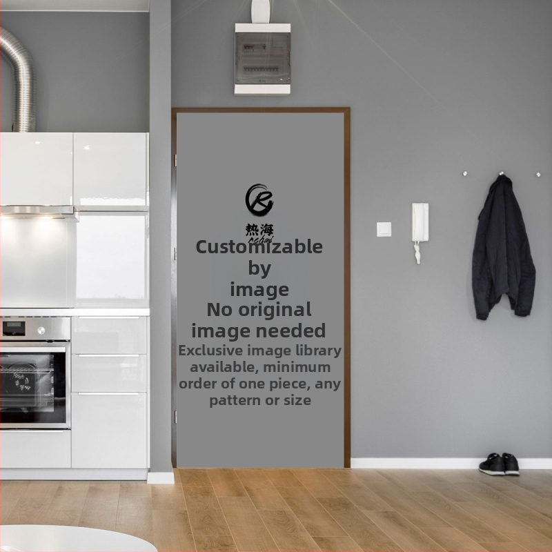 Forró tenger Lakástextil Új Kereskedelmi Új Termék Szimuláció Kreatív Matrica Ajtómatrica Öntapadós Dekoratív Matrica Hálószoba Nappali Ajtómatrica Falmatrica