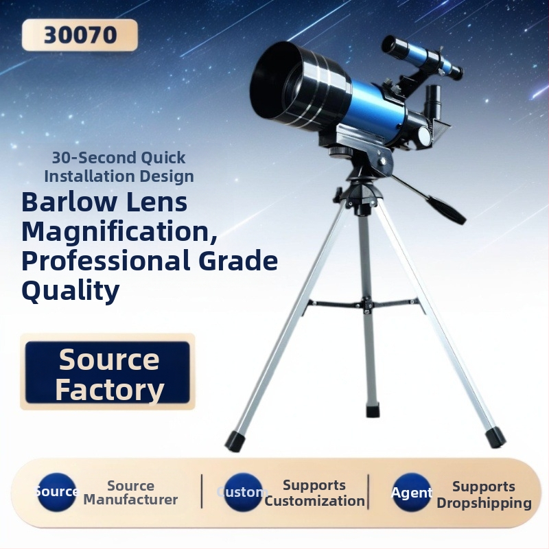 Telescop astronomic en-gros de la producător, telescop astronomic profesional pentru observarea stelelor 30070, telescop cadou pentru copii