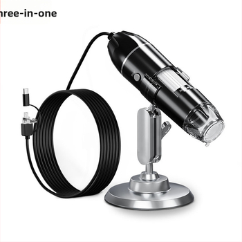 Gamyklinis didmeninis HD 1600 kartų USB trijų viename skaitmeninis mikroskopas HD elektroninis mikroskopas