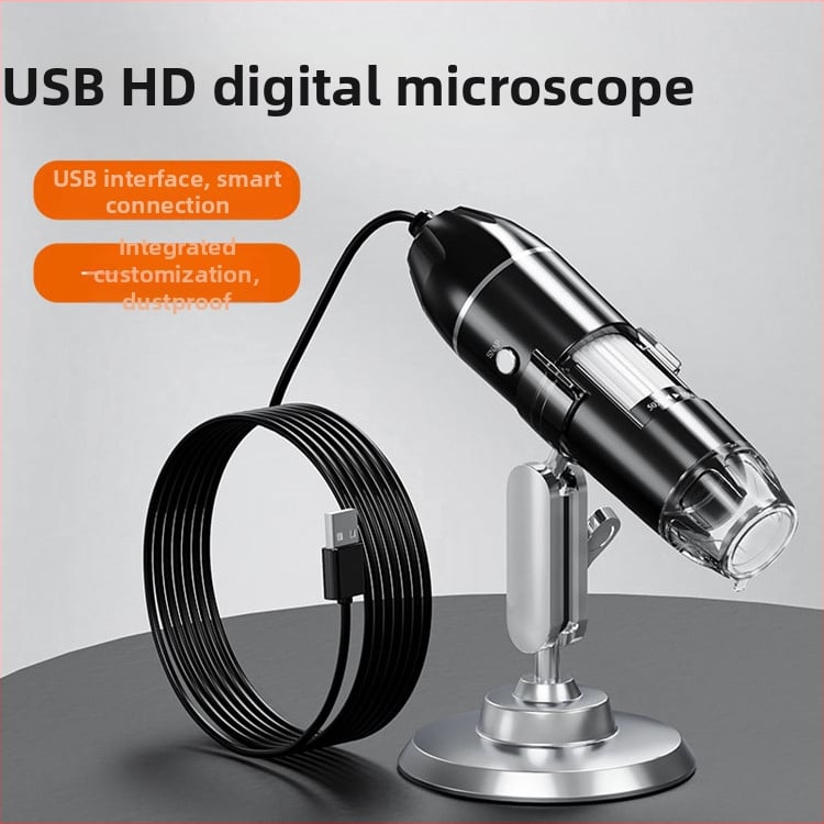 Фабричен едро HD 1600 пъти USB три-в-едно цифров микроскоп HD електронен микроскоп