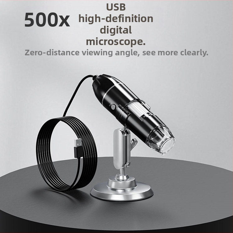 Gamyklinis didmeninis HD 1600 kartų USB trijų viename skaitmeninis mikroskopas HD elektroninis mikroskopas