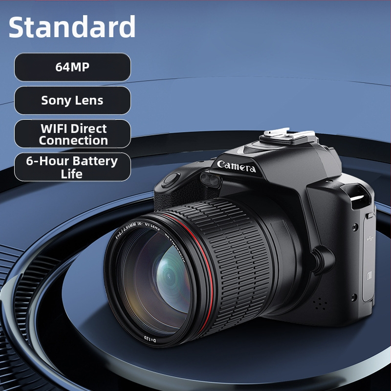 HD első és hátlapi dupla kamera, belépő szintű, retró, mikro, egypontos digitális kamera, diákoknak, utazóknak