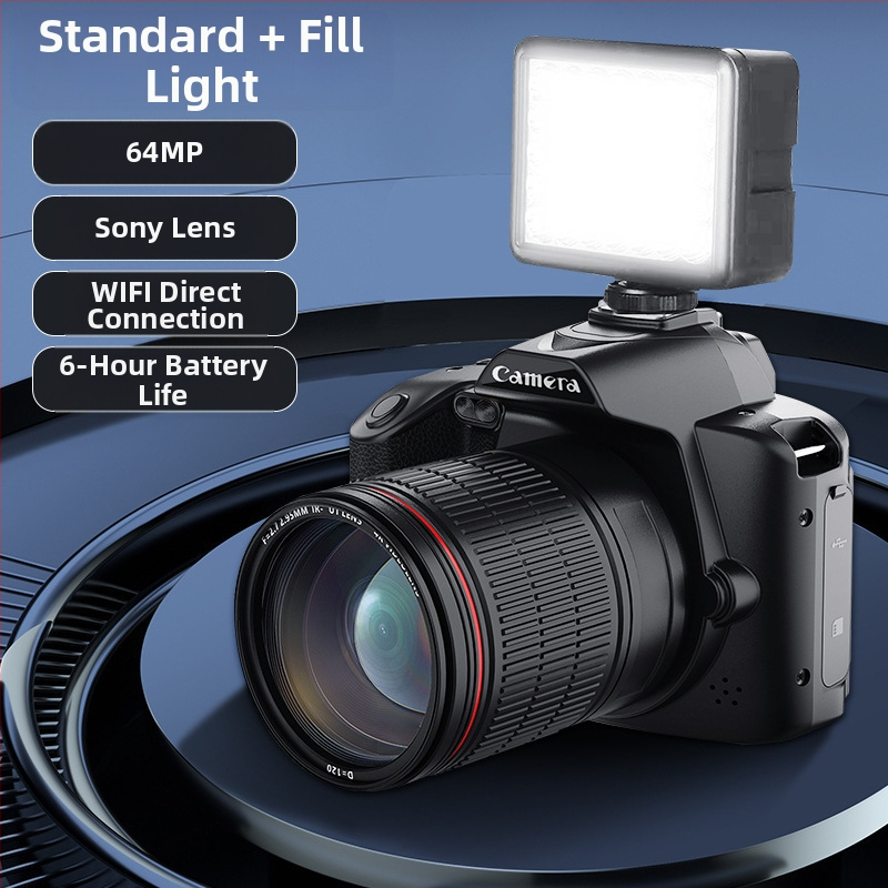 HD első és hátlapi dupla kamera, belépő szintű, retró, mikro, egypontos digitális kamera, diákoknak, utazóknak