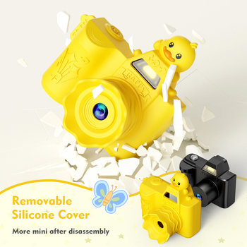 Vaikų fotoaparatas Mini nauja vienaragio forma gali fotografuoti ir filmuoti, įskaitant 64 g atviruką gimtadienio vaikų dienos dovanai