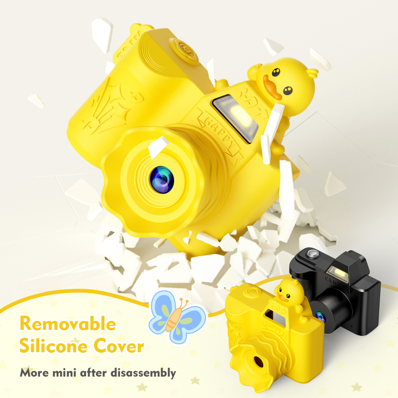 Vaikų fotoaparatas Mini nauja vienaragio forma gali fotografuoti ir filmuoti, įskaitant 64 g atviruką gimtadienio vaikų dienos dovanai