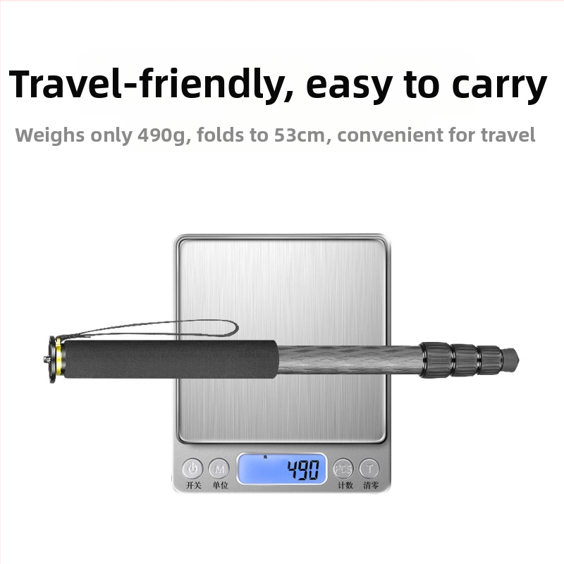 Директни продажби от фабриката Неутрално стоящо видео 32 серия въглеродни влакна лек монопод фотография фото карбонова преносима стойка