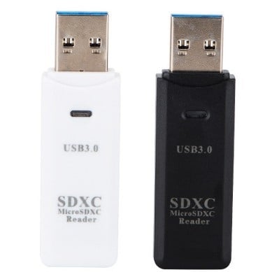 Multifunktsionaalne 2-in-1 3.0 kiire kaardilugeja, mis toetab TF/SD-kaarti, sobib kaamera, arvuti, auto, sülearvuti jaoks