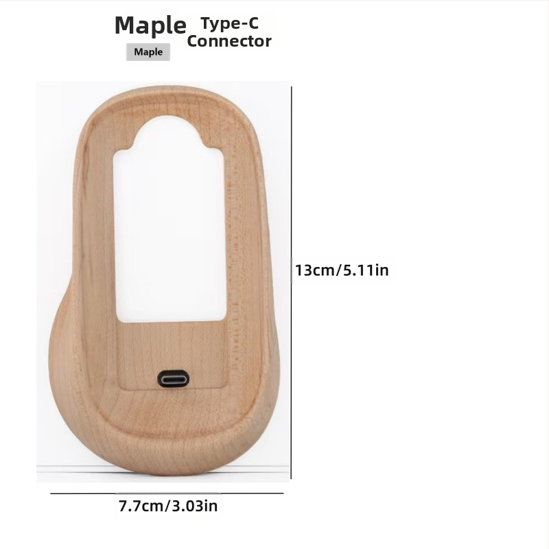 Pähklipähkli värvi Magic Mouse`i kaitseümbris, mis sobib Apple Magic Mouse`ile, kõrgendav täispuidust alus