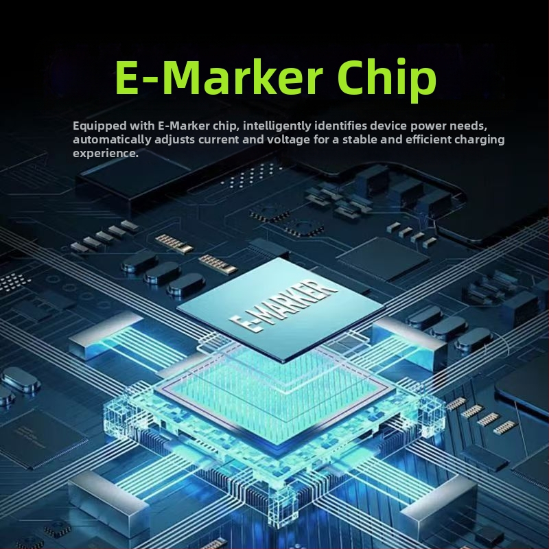 Силиконов кабел за данни с интелигентен LED дисплей, кутия, PD240W, бързо зареждане, мобилен телефон, подходящ за Type-C Apple 15/16