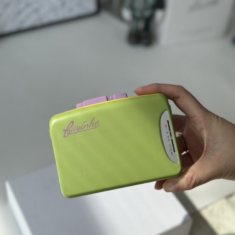 Bayin box piiriülene uus kassettmängija walkman kõrvaklappidega kaasaskantav raadio kassettmängija inglise kuulamine taasesitus