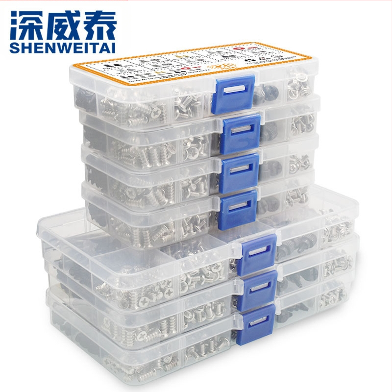 Винтове за корпуса на настолния компютър, кутия с твърд диск, комплект винтове за вентилатор на захранването, Amazon Cross-Border