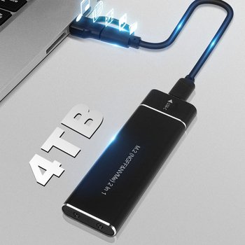 Hard disk extern M.2 USB 3.1 10g, cutie pentru hard disk extern M2, protocol dual, Ngff, Nvme, pentru notebook