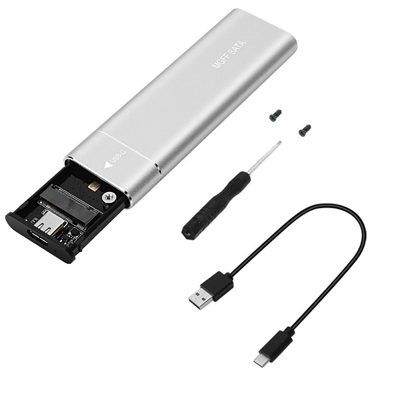 Hard disk extern M.2 USB 3.1 10g, cutie pentru hard disk extern M2, protocol dual, Ngff, Nvme, pentru notebook