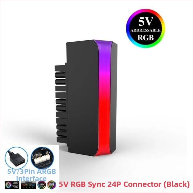 Lauaarvuti ATX 24P toiteadapter 24P roolipea arvuti emaplaat 24PIN rooli valgust kiirgav pea