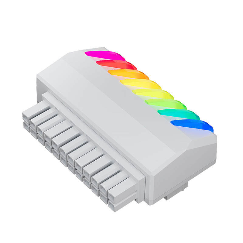 Lauaarvuti ATX 24P toiteadapter 24P roolipea arvuti emaplaat 24PIN rooli valgust kiirgav pea