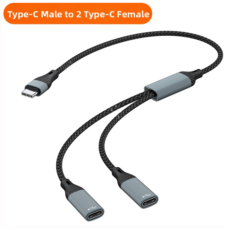 Adaptér na nabíjanie a rozbočovanie prenosovej linky typu C typu C s konektorom Star Rail USB 1/3, samica, OTG, rozširujúca základňa pre počítač