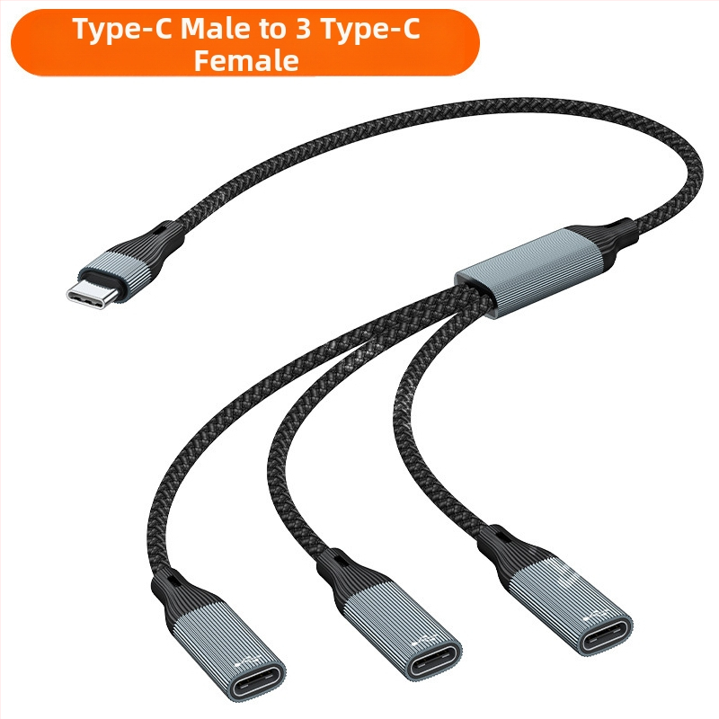 Star Rail USB Revolution egy-három anya C típusú töltőkábel átviteli elosztó adapter OTG számítógép bővítő dokkoló