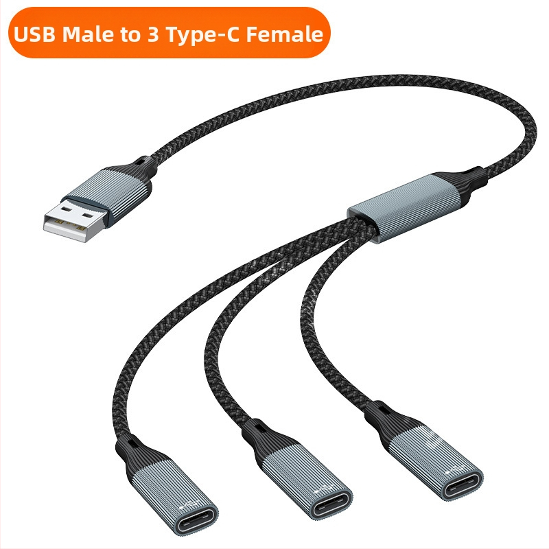 Star Rail USB Revolution egy-három anya C típusú töltőkábel átviteli elosztó adapter OTG számítógép bővítő dokkoló