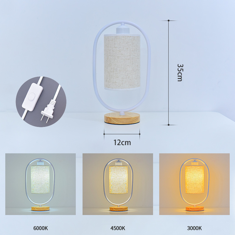 Guofeng luulelaualamp vintage kangast öölamp pulmalaualamp magamistoa voodiäärne pulmaruum pulmapidu Changmingi lamp