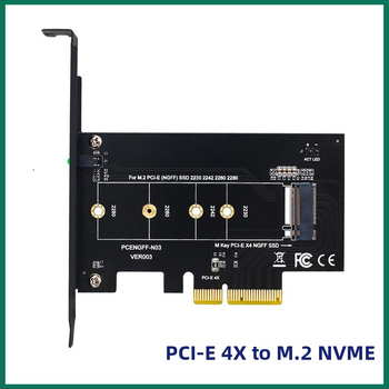 Κάρτα προσαρμογέα M.2 Nvme Ssd Ngff σε Pcie X4 m Key-B Διπλή διεπαφή που υποστηρίζει στερεά κατάσταση 20110
