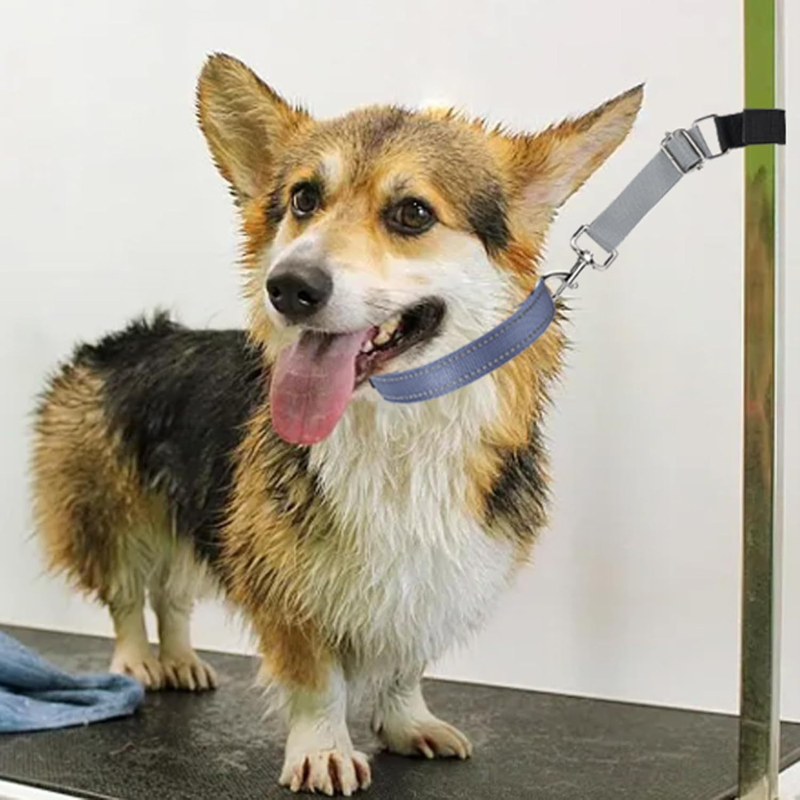 Kisállat ápolóasztal kar kiegészítők állítható hosszabbító gyűrű fürdetőpánt nejlon kopásálló kutya ápoló gyűrű