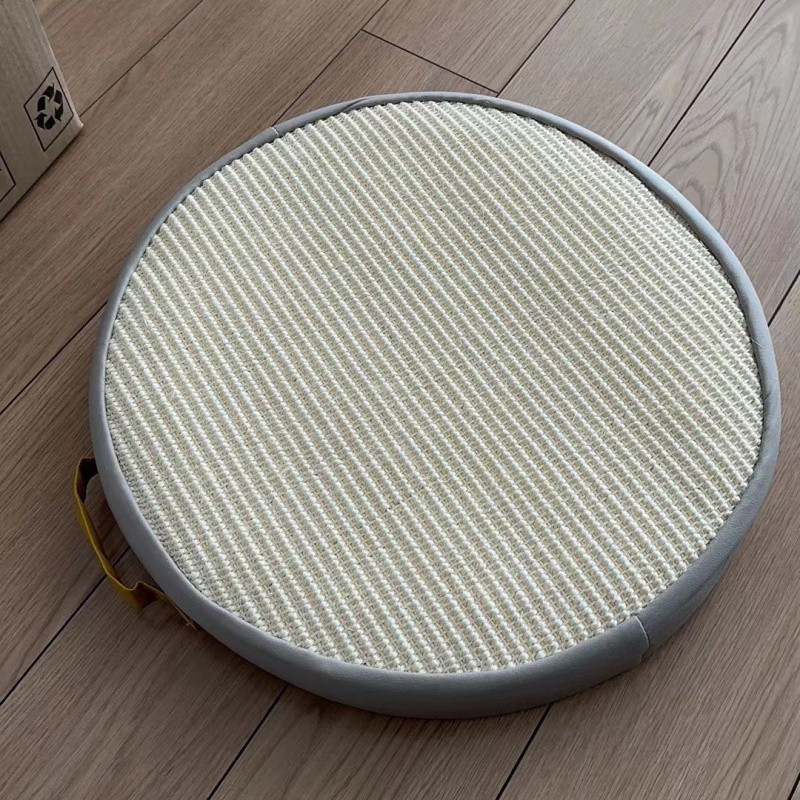 Szizál macskakaparódeszka és fészek, extra nagy macskajáték, karcálló és nem hullat morzsát. A fészektál kenderkötélből készült és nem karcolódik.