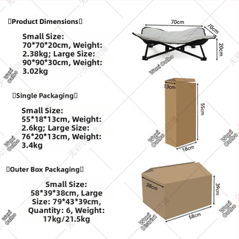 ✞ Αδιάβροχο, ανθεκτικό στη φθορά, εύκολο στη μεταφορά κρεβάτι κάμπινγκ για κατοικίδια, κρεβάτι σκύλου σε σχήμα λουλουδιού, υπερυψωμένο κρεβάτι από ατσάλινο σωλήνα, κρεβάτι σκύλου Teddy Golden Retriever, κρεβάτι γάτας