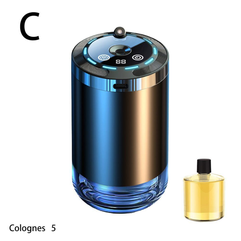 Vieds automašīnas aromterapijas mitrinātājs, augstas klases rotājumi, romantisks zvaigžņots debesis, griestu automašīnas smaržas, atmosfēra, gaisma, aromterapija, gatavs krājums