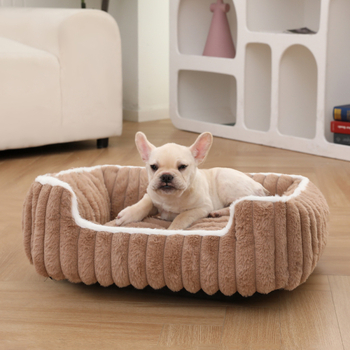 Nagy súlyú nyúl plüss vastag, egyenes, négyzet alakú macskafészek puha, lélegző kutyaszőnyeg kutyafészek négy évszakos univerzális kisállatfészek