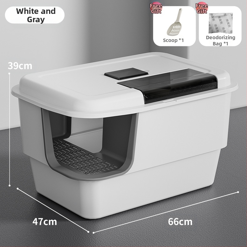 Kassiliivakast, eriti suur, täielikult poolsuletud, avatud, pritsmekindel, suur võine, hiiglaslik kassiliivakast, tualettruum