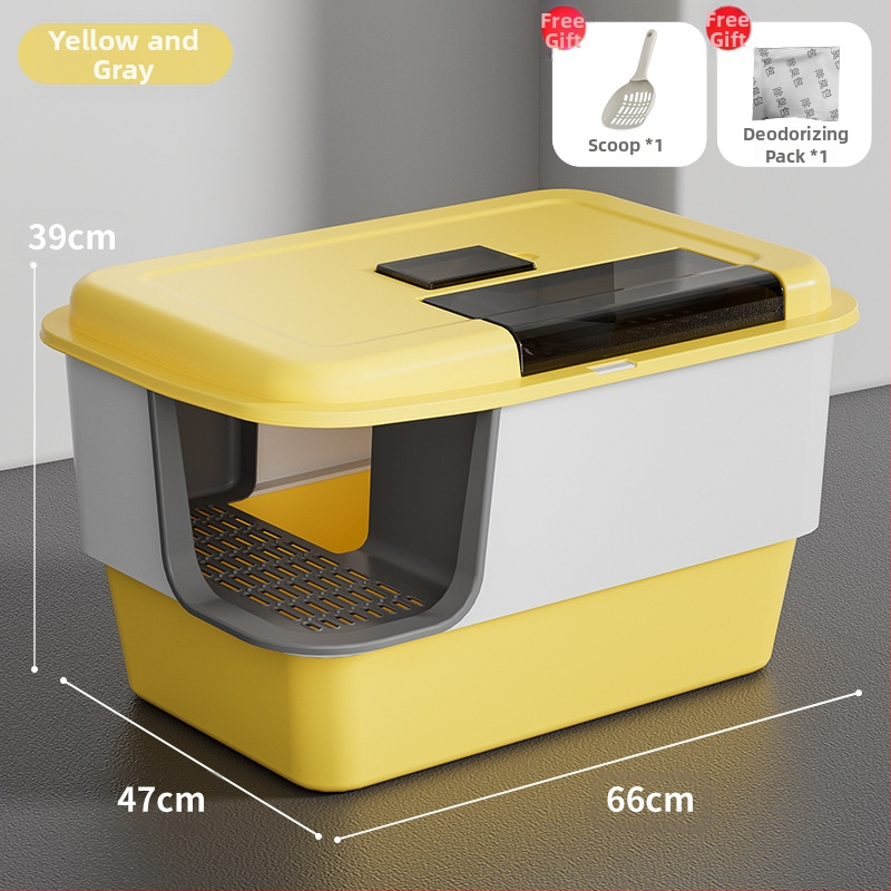 Kassiliivakast, eriti suur, täielikult poolsuletud, avatud, pritsmekindel, suur võine, hiiglaslik kassiliivakast, tualettruum