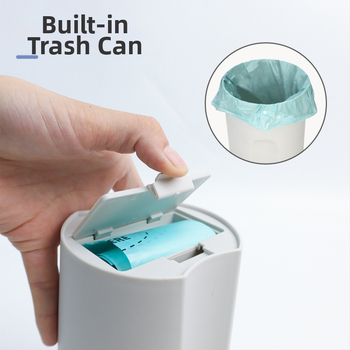 Jauna kaķu pakaišu lāpsta plastmasas kaķu mēslu lāpsta ar atkritumu maisu kaķu mēslu vienkāršai tīrīšanai Ērta universāla kaķu pakaišu lāpsta