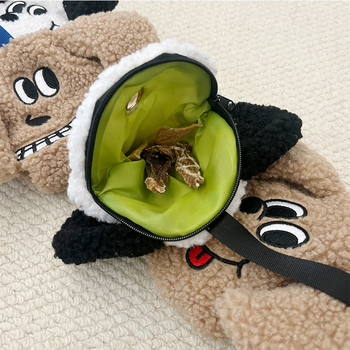 Γεμιστή τσάντα για κουτάβια, φορητή τσάντα καθαρισμού σκουπιδιών για σκύλους, τσάντα οργάνωσης καλλυντικών για κατοικίδια, τσάντα σνακ για περπάτημα